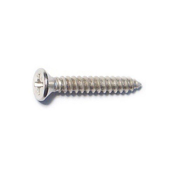 Midwest Fastener Wood Screw, #7, 1 in, Nickel Steel Flat Head Phillips Drive, 35 PK 79326 - main